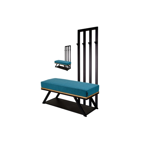 Ławka Industrialna z Wieszakiem