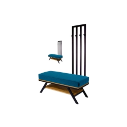 Ławka Industrialna z Wieszakiem