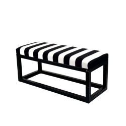 Ławka Pufa Tapicerowana Siedzisko Gładkie Pasy Classic 01 Soft LGM-22 Rozmiary od 50 cm do 200 cm