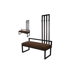 Ławka Industrialna z Wieszakiem