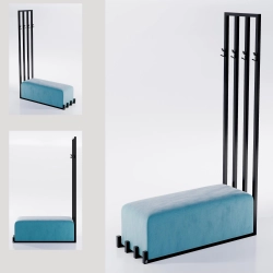 Ławka do przedpokoju z wieszakiem