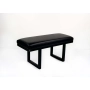 Ławka Pufa Tapicerowana Siedzisko Gładkie Czarny Ekoskóra LGM-23 Rozmiary od 50 cm do 200 cm