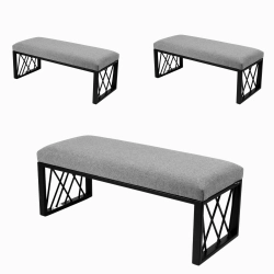 Ławka Tapicerowana Industrialna