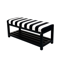 Ławka Pufa Tapicerowana Siedzisko Gładkie Pasy Classic 01 Soft LGM-25 Rozmiary od 50 cm do 200 cm