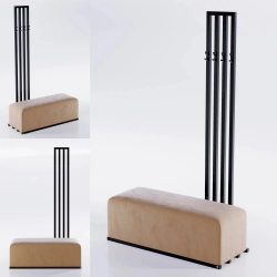 Ławka do przedpokoju z wieszakiem