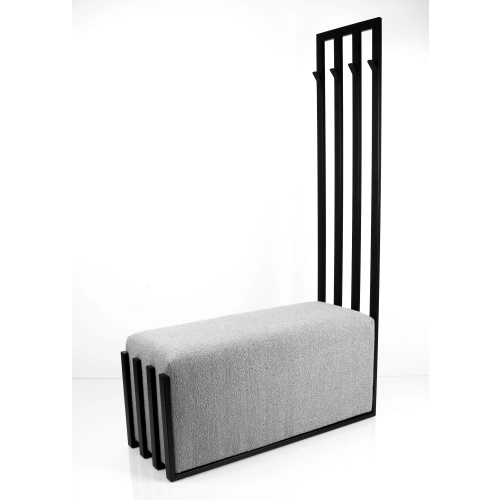 Ławka Tapicerowana z Wieszakiem