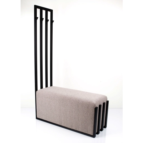 Ławka Tapicerowana z Wieszakiem