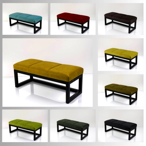 Ławka Tapicerowana Industrialna Tkanina HOLD ME 06 LGM-444 Rozmiary od 45 cm do 200 cm