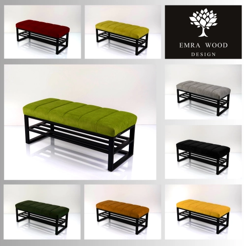 Ławka Tapicerowana Industrialna Tkanina HOLD ME 15 LGM-445 Rozmiary od 45 cm do 200 cm