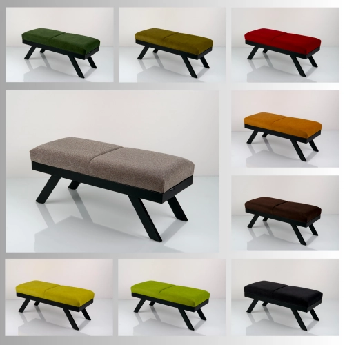 Ławka Tapicerowana Industrialna Kolory Rozmiary  LGM-455 Rozmiary od 45 cm do 200 cm