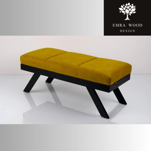 Ławka Tapicerowana Industrialna Tkanina STRONG 07  LGM-456 Rozmiary od 45 cm do 200 cm