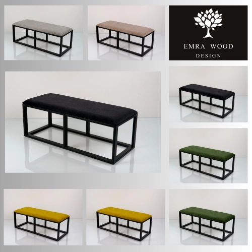 Ławka Tapicerowana Industrialna Tkanina STRONG 14 LGM-460 Rozmiary od 45 cm do 200 cm