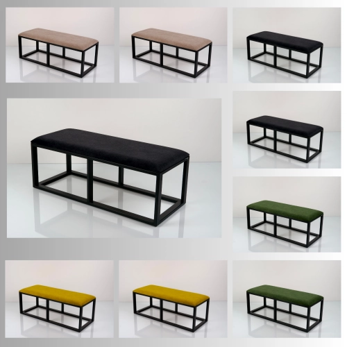 Ławka Tapicerowana Industrialna Tkanina STRONG 14 LGM-460 Rozmiary od 45 cm do 200 cm