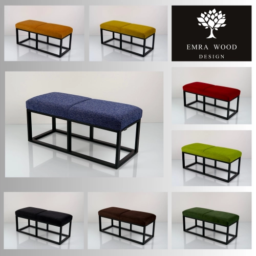 Ławka Tapicerowana Industrialna Tkanina HOLD ME 06 LGM-462 Rozmiary od 45 cm do 200 cm