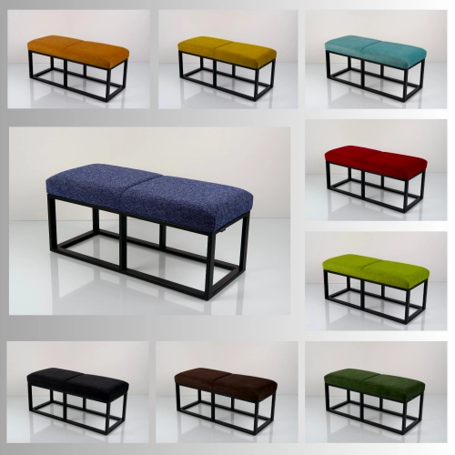 Ławka Tapicerowana Industrialna Tkanina HOLD ME 06 LGM-462 Rozmiary od 45 cm do 200 cm