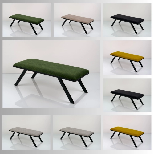 Ławka Tapicerowana Industrialna Kolory Rozmiary  LGM-472 Rozmiary od 45 cm do 200 cm