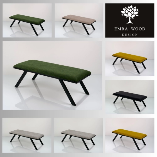 Ławka Tapicerowana Industrialna Kolory Rozmiary  LGM-472 Rozmiary od 45 cm do 200 cm