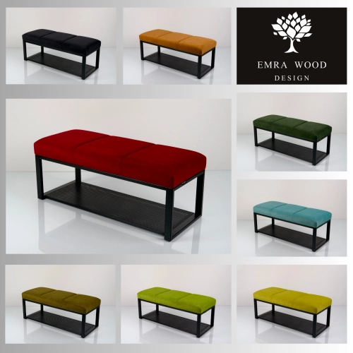 Ławka Tapicerowana Industrialna Kolory Rozmiary  LGM-478 Rozmiary od 45 cm do 200 cm