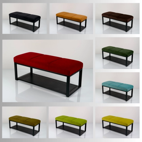 Ławka Tapicerowana Industrialna Kolory Rozmiary  LGM-478 Rozmiary od 45 cm do 200 cm