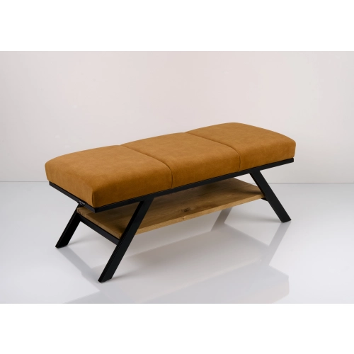 Ławka Tapicerowana Industrialna Tkanina STRONG 09  LGM-483 Rozmiary od 45 cm do 200 cm