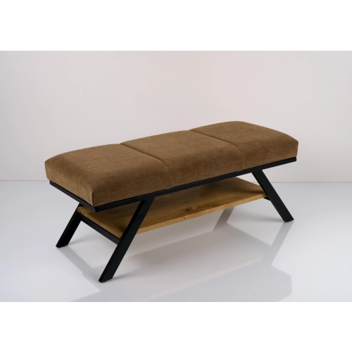 Ławka Tapicerowana Industrialna Tkanina STRONG 09  LGM-483 Rozmiary od 45 cm do 200 cm