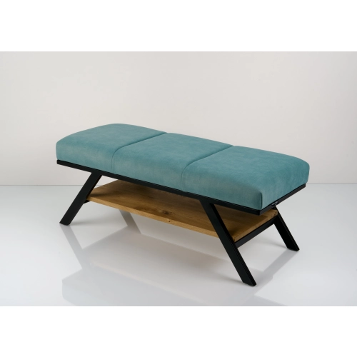 Ławka Tapicerowana Industrialna Tkanina STRONG 09  LGM-483 Rozmiary od 45 cm do 200 cm