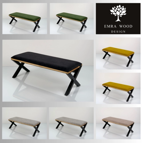 Ławka Tapicerowana Industrialna Kolory Rozmiary  LGM-486 Rozmiary od 45 cm do 200 cm