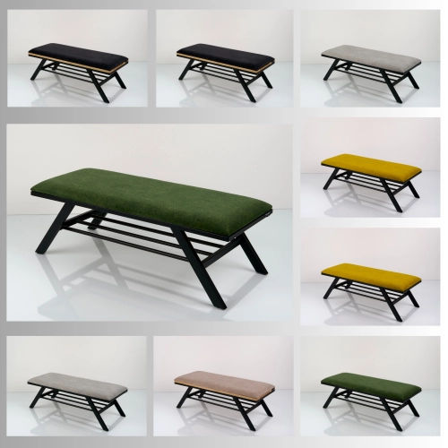 Ławka Tapicerowana Industrialna Kolory Rozmiary  LGM-491 Rozmiary od 45 cm do 200 cm
