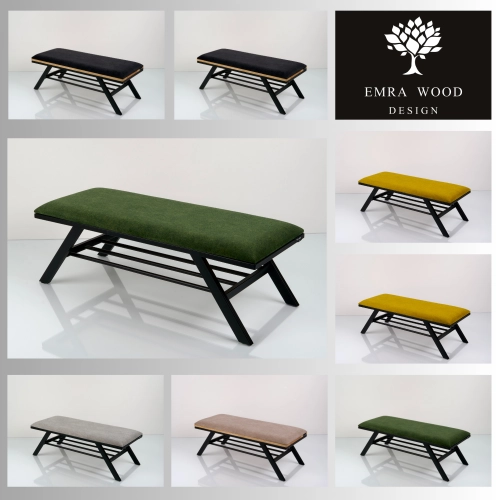 Ławka Tapicerowana Industrialna Kolory Rozmiary  LGM-491 Rozmiary od 45 cm do 200 cm