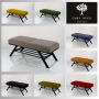 Ławka Tapicerowana Industrialna Tkaniny HOLD ME 14  LGM-492 Rozmiary od 45 cm do 200 cm