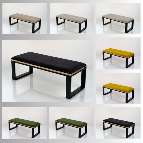 Ławka Tapicerowana Industrialna Kolory Rozmiary  LGM-493 Rozmiary od 45 cm do 200 cm