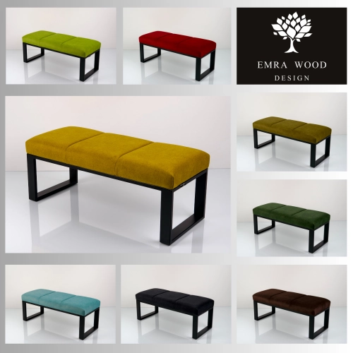 Ławka Tapicerowana Industrialna Tkanina HOLD ME 31 LGM-495 Rozmiary od 45 cm do 200 cm