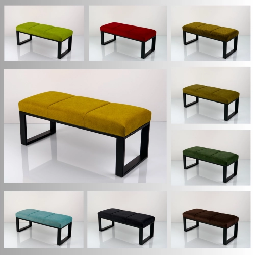 Ławka Tapicerowana Industrialna Tkanina HOLD ME 31 LGM-495 Rozmiary od 45 cm do 200 cm