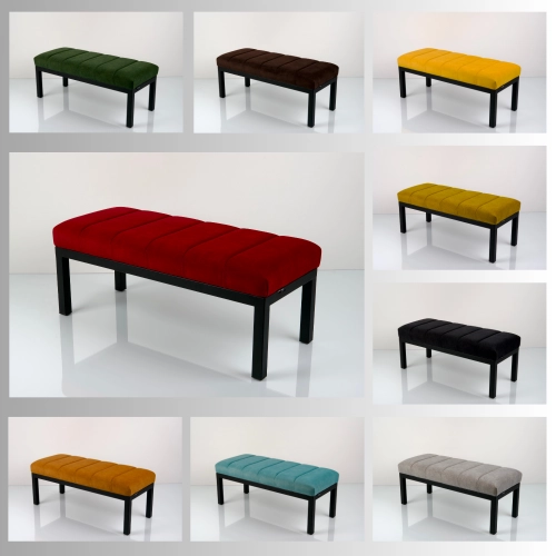 Ławka Tapicerowana Industrialna Tkanina STRONG 14 LGM-497 Rozmiary od 45 cm do 200 cm