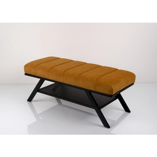 Ławka Tapicerowana Industrialna Tkanina   LGM-507 Rozmiary od 45 cm do 200 cm