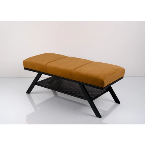 Ławka Tapicerowana Industrialna Tkanina HOLDME 09  LGM-509 Rozmiary od 45 cm do 200 cm