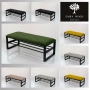 Ławka Tapicerowana Industrialna Kolory Rozmiary  LGM-517 Rozmiary od 45 cm do 200 cm