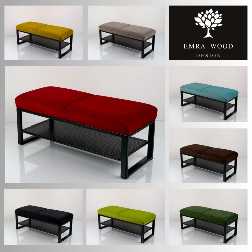 Ławka Tapicerowana Industrialna Kolory Rozmiary  LGM-522 Rozmiary od 45 cm do 200 cm