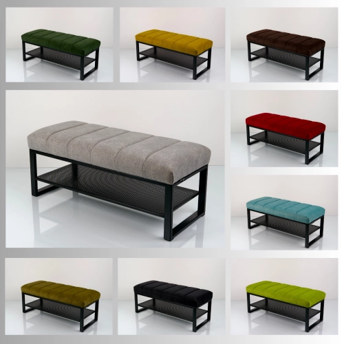 Ławka Tapicerowana Industrialna Kolory Rozmiary  LGM-523 Rozmiary od 45 cm do 200 cm