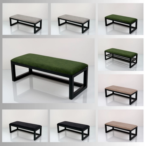 Ławka Tapicerowana Industrialna Kolory Rozmiary  LGM-528 Rozmiary od 45 cm do 200 cm