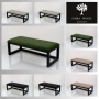 Ławka Tapicerowana Industrialna Kolory Rozmiary  LGM-528 Rozmiary od 45 cm do 200 cm