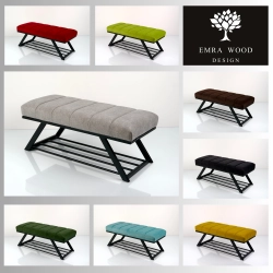 Ławka Tapicerowana Industrialna Kolory Rozmiary  LGM-539 Rozmiary od 45 cm do 200 cm