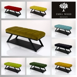 Ławka Tapicerowana Industrialna Kolory Rozmiary  LGM-541 Rozmiary od 45 cm do 200 cm