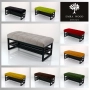 Ławka Tapicerowana Industrialna Kolory Rozmiary  LGM-544 Rozmiary od 45 cm do 200 cm