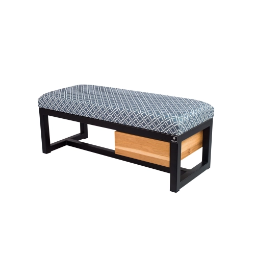 Ławka Pufa Tapicerowana Siedzisko Gładkie EVO 33 Stal LGMS-1 Rozmiary od 50 cm do 200 cm