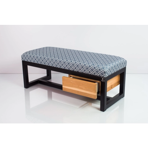 Ławka Pufa Tapicerowana Siedzisko Gładkie EVO 33 Stal LGMS-1 Rozmiary od 50 cm do 200 cm