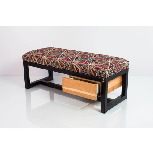 Ławka Pufa Tapicerowana Siedzisko Gładkie Malawi Stal LGMS-1 Rozmiary od 50 cm do 200 cm