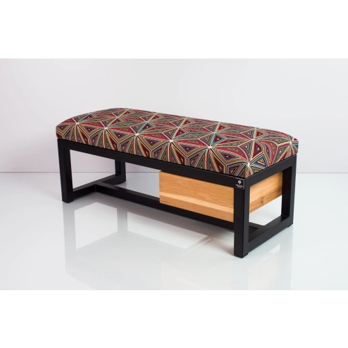 Ławka Pufa Tapicerowana Siedzisko Gładkie Malawi Stal LGMS-1 Rozmiary od 50 cm do 200 cm