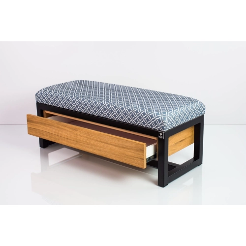 Ławka Pufa Tapicerowana Siedzisko Gładkie EVO 33 Stal LGMS-12 Rozmiary od 50 cm do 200 cm