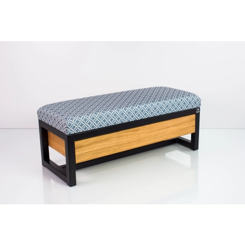 Ławka Pufa Tapicerowana Siedzisko Gładkie EVO 33 Stal LGMS-12 Rozmiary od 50 cm do 200 cm